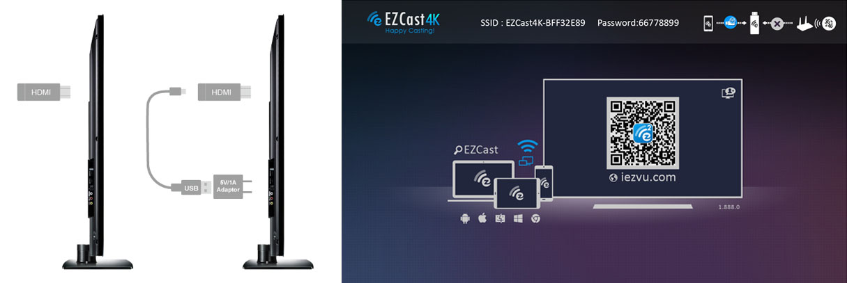 How to setup EZCast 4K dongle