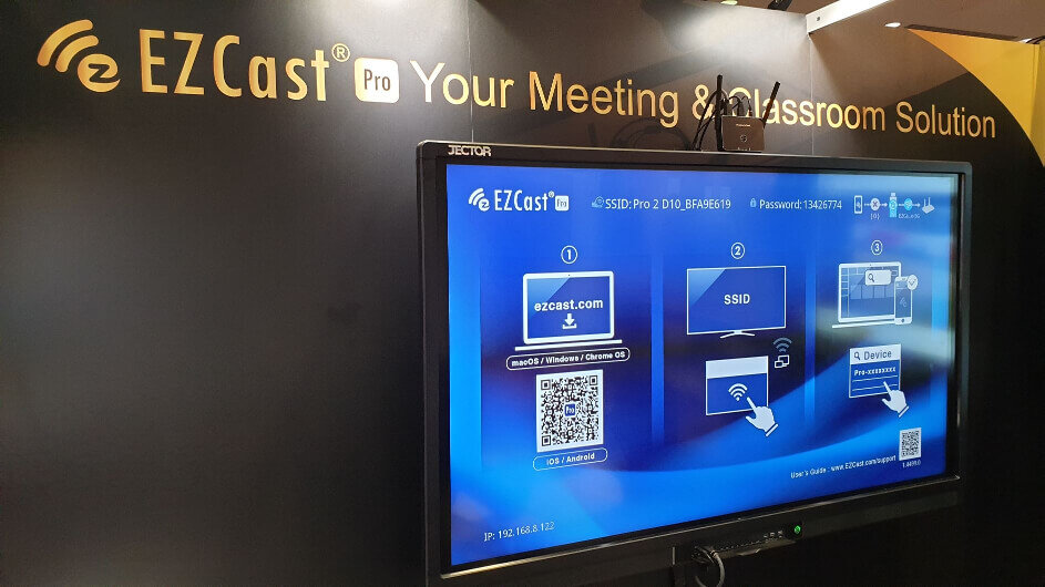 使用EZCast Pro可以提高会议和教室的工作效率