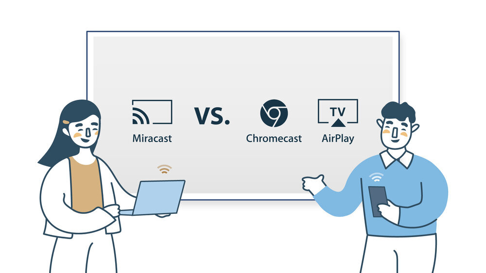 Miracast与Chromecast和Airplay
